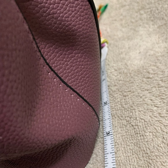 Fashion Designer Purse Mauve with Gold NWOT - Picture 8 of 9